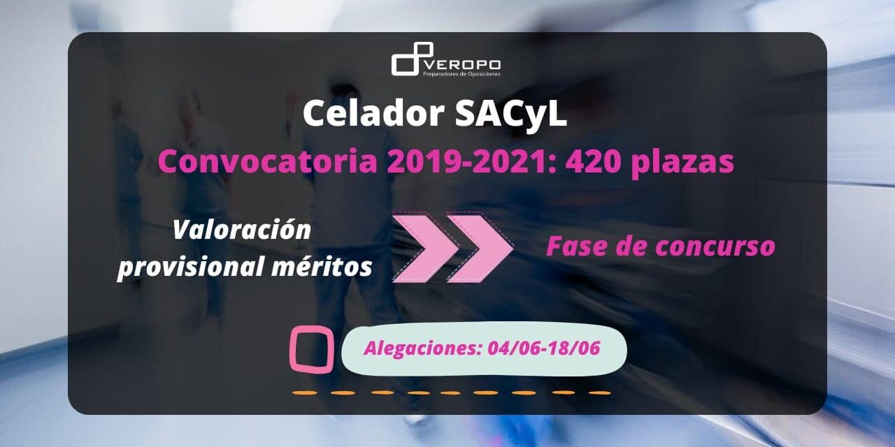 Valoración provisional de méritos de la fase de concurso de Celador SACyL