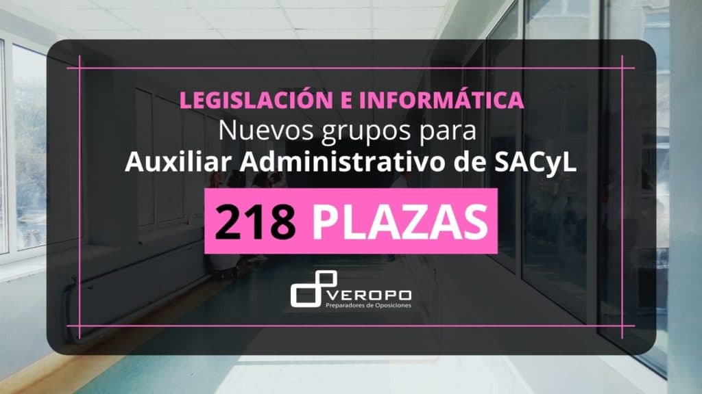 Grupos para Aux. Admin SACyL