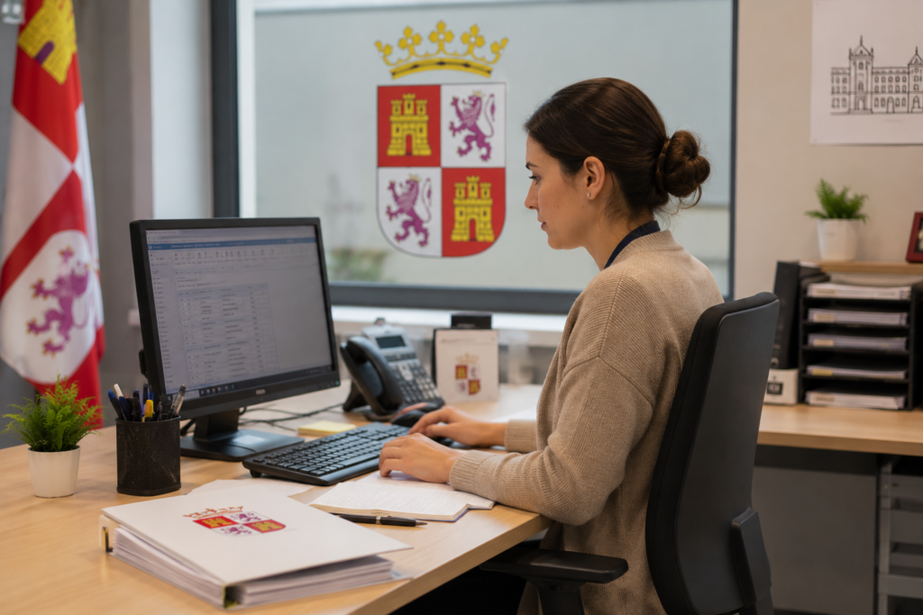plaza auxiliar administrativo JCYL